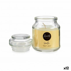 Lõhnaküünal vanilje beež klaasvaha (7 x 10 x 7 cm) (12 ühikut)