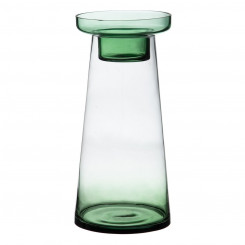 Küünlajalg 16,5 x 16,5 x 35 cm Roheline klaas
