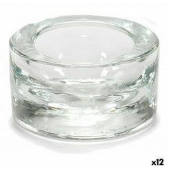 Küünlajalg läbipaistev klaas 7 x 3,5 x 7 cm (12 ühikut)