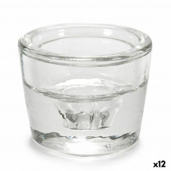 Küünlajalg läbipaistev klaas 6 x 4,3 x 6 cm (12 ühikut)
