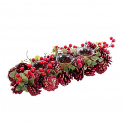 Рождественский подсвечник Красный Разноцветный Пенопласт 36 x 14 x 8 см