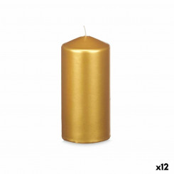 Candle Golden 7 x 15.5 x 7 cm (12 Units)
