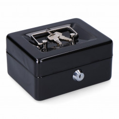 Safe-deposit box Micel CFC09 M13393 15,2 x 11,8 x 8 cm Black Steel