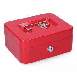 Safe-deposit box Micel CFC09 M13395 20 x 16 x 9 cm Red Steel