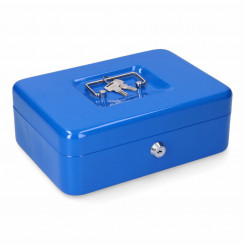 Safe-deposit box Micel CFC09 M13397 Blue Steel 25 x 18 x 9 cm