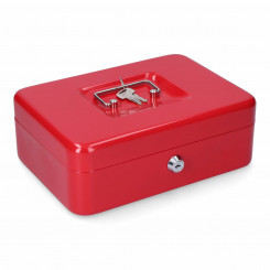 Safe-deposit box Micel CFC09 M13398 Red Steel 25 x 18 x 9 cm
