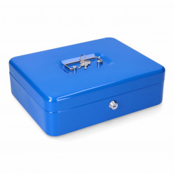 Safe-deposit box Micel CFC09 M13400 Blue Steel 30 x 24 x 9 cm