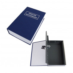 Safe deposit box in the shape of a book Bensontools 24 x 15,5 x 5,5 cm Black Steel