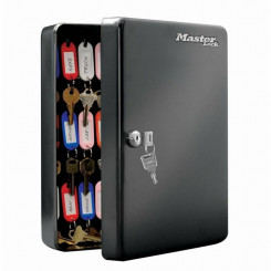 Шкаф для ключей Master Lock ‎9,8 x 23,9 x 30 см, 50 ключей, черная сталь