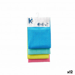 Set of Cloths Blue Green Pink Turquoise 40 x 60 cm (12 Units)