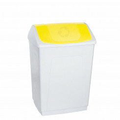 Контейнер для мусора Denox Белый Желтый 55 л