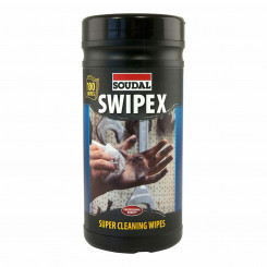 Sterile cleaning wipes in a bag (pack) Soudal Swipex XXL 113551 (100 Units)