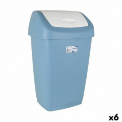 trash can Tontarelli Aurora Tipper Blue 55 L (6 Units)