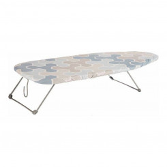 Ironing board Abstract Beige Blue Metal (30.5 x 14 x 74 cm)