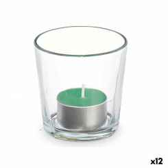 Scented candle 7 x 7 x 7 cm (12 Units) Glass Bamboo