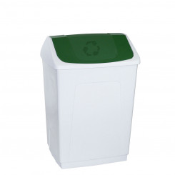 trash can Denox White Green 55 L