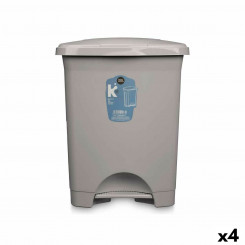 мусорное ведро Серый Пластиковая масса 30 л (4 шт.)
