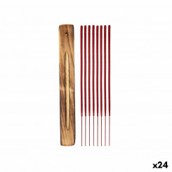 Viirukikomplekt Bambus Punased marjad (24 Ühikut)