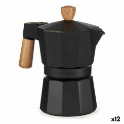 Italian Coffee Pot Wood Aluminium 150 ml (12 Units)