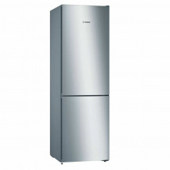 Комбинированный холодильник BOSCH FRIGORIFICO BOSCH COMBI 186x60 A++ INOX Steel (186 x 60 см)