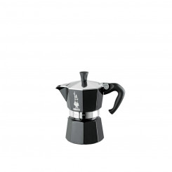 Italian Coffee Pot Bialetti Moka Express Black Aluminium 6 Cups