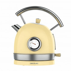 Kettle Cecotec Thermosense 420 Vintage Light 1.8 L 2200 W Yellow Stainless steel