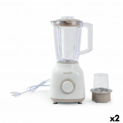 Two-in-one Blender Basic Home 1.5 L 250 W (2 Units)