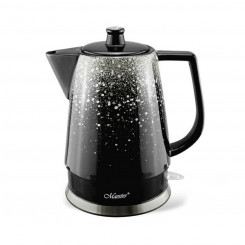 Water jug Feel Maestro MR-074 Black Silver Ceramic 1500 W 1.5 L