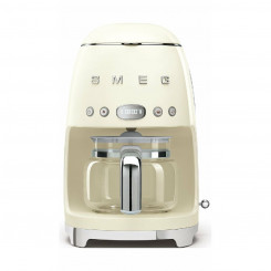 Drip coffee machine Smeg DCF02CREU 1050 W Retro Gray Cream