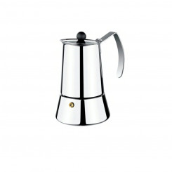 Italian Coffee pot Monix M630010 Gray Stainless steel