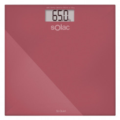 Digital Bathroom Scales Solac PD7624 Red