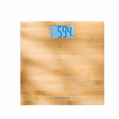 Digital Bathroom Scales Grundig Brown Wood