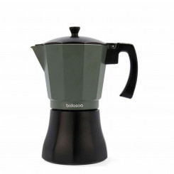 Coffee-maker Bidasoa Black White Aluminium (12 Cups)