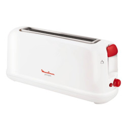 Toaster with Defrost Function Moulinex LS16011 1000W White 1000W Red White