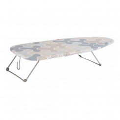 Ironing board Abstract Beige Blue Metal (30,5 x 14 x 74 cm)