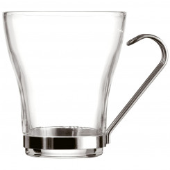Набор кофейных чашек Quid Прозрачный стальной стакан (250 мл) (3 шт.)