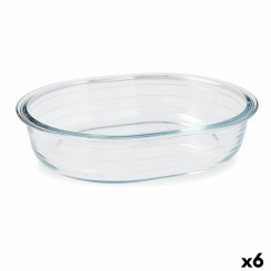 Сервировочное блюдо Pyrex Classic Овальное прозрачное стекло 25 x 20 x 6 см (6 шт.)