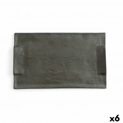 Поднос для закусок Quid Mineral Ceramic Black 30 x 18 см (6 шт.)