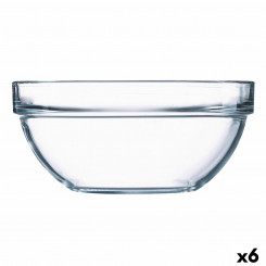 Миска Luminarc прозрачное стекло Ø 17 см (6 шт.)