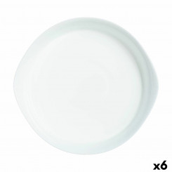Сервировочное блюдо Luminarc Smart Cuisine круглое белое стекло Ø 28 см (6 шт.)