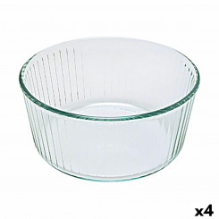 Форма для духовки Pyrex Classic Souffle 21 x 21 x 10 см, прозрачное стекло (4 шт.)