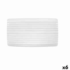 Поднос для закусок Ariane Artisan Ceramic White 36 x 20 см (6 шт.)