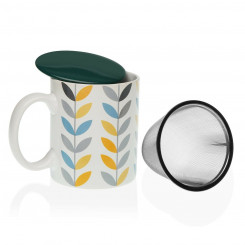 Cup with Tea Filter Versa Erin Porcelain Stoneware