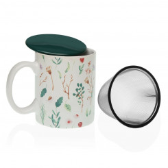 Чашка с фильтром для чая Керамогранит Versa Sansa