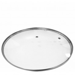 Frying Pan Lid EDM 76686 Replacement Pan Crystal Transparent Ø 28 cm