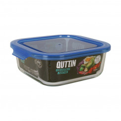 Lunch box Quttin   Blue Squared 18,5 x 18,5 x 7 cm 1,1 L