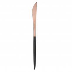 Knife Set Bidasoa Gio Black Copper Metal (12 Units)