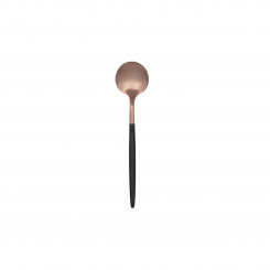 Set of Spoons Bidasoa Gio Black Coffee Copper Metal 12 Units