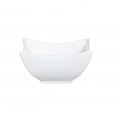 Set of bowls Arcoroc Dessert Ceramic White 6 Units (9 cm)