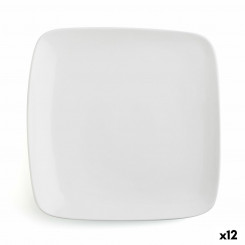 Плоская тарелка Ariane Vital Squared Ceramic White (24 x 19 см) (12 шт.)